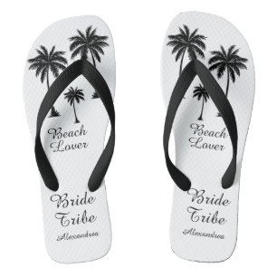 Chanclas Bride Tribe Palm Tree Beach Lover