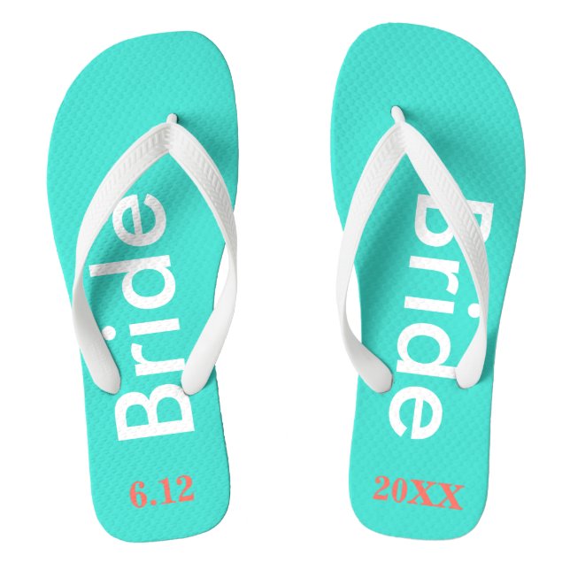 Chanclas Brie Turquoise Blue (Plantilla)