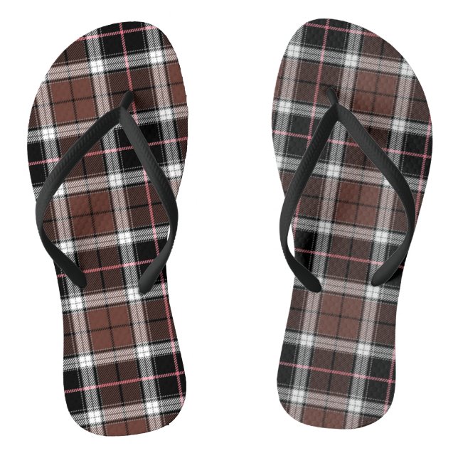 Chanclas Brown Plaid (Plantilla)