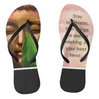 Chanclas BuddhaTodayV2 'Camina en Paz' #5 Original con Cita