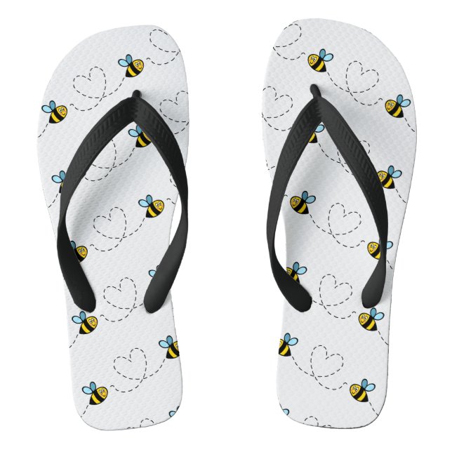 Chanclas Bumblebee Pattern Flip Flops (Plantilla)