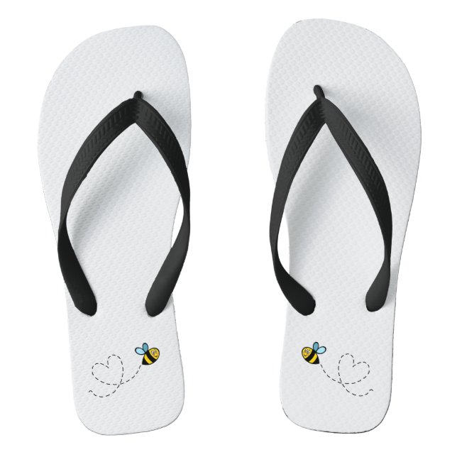 Chanclas Bumblebee Pattern Flip Flops (Plantilla)
