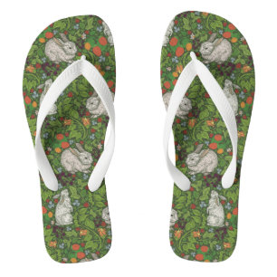 Chanclas Bunny in the Briar Patch Chintz