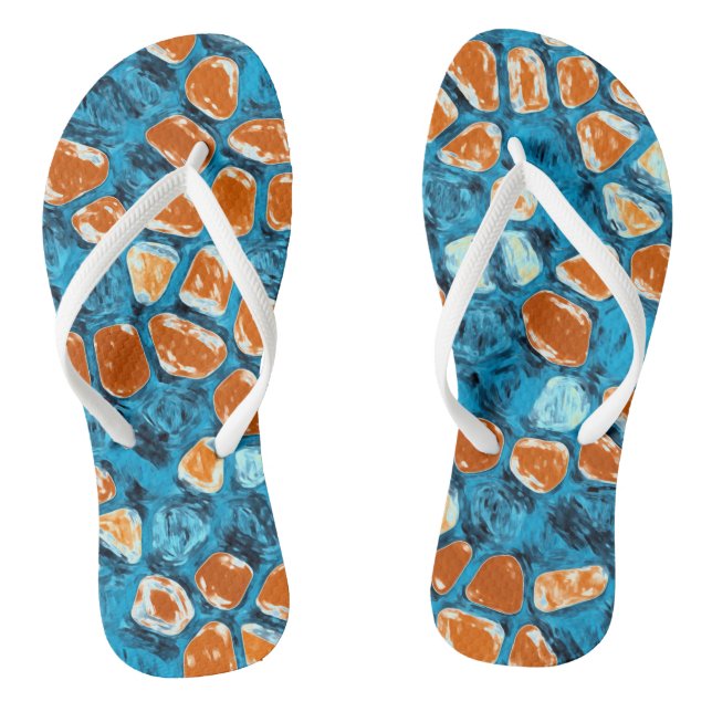 Chanclas Burbujas en el agua (Plantilla)