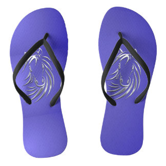 Chanclas Cabeza de caballo azul de Lotus