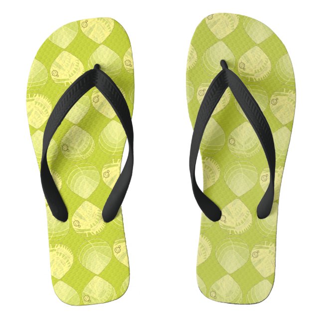 Chanclas Cabeza de pescado deja nuevo limón Kiwi (Plantilla)
