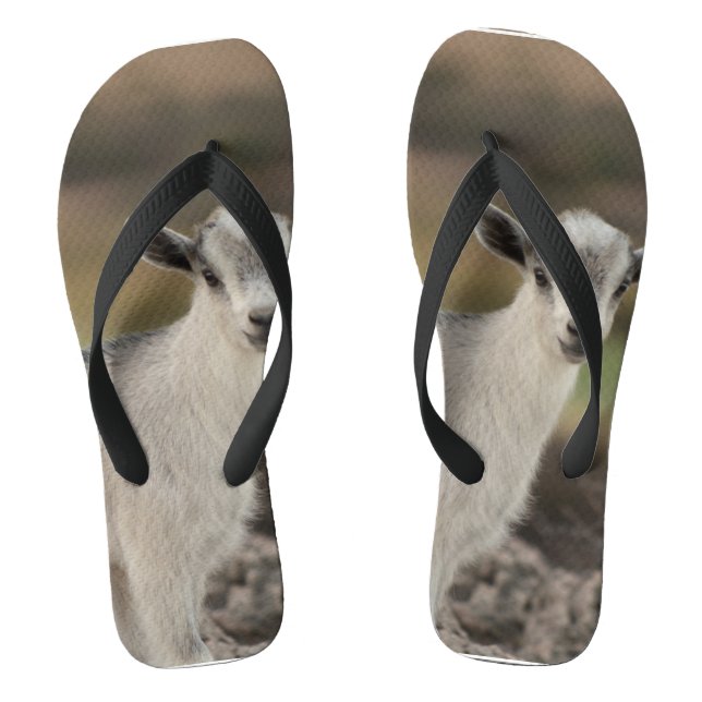 Chanclas Cabra infantil adorable (Plantilla)