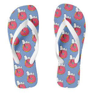 Chanclas Cacahuetes   Donut rosado Snoopy