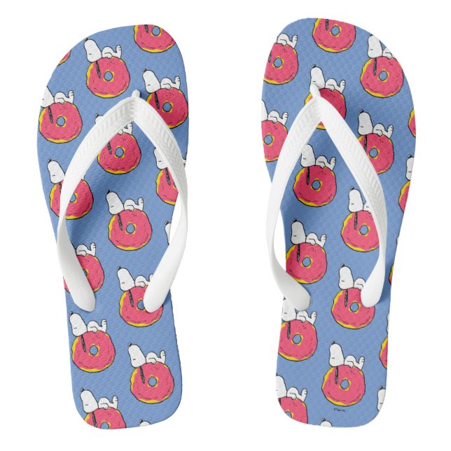 Chanclas Cacahuetes | Donut rosado Snoopy (Plantilla)