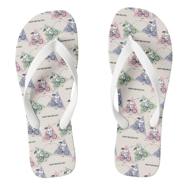 Chanclas Cacahuetes | Estaciones de Snoopy Bike Ride (Plantilla)