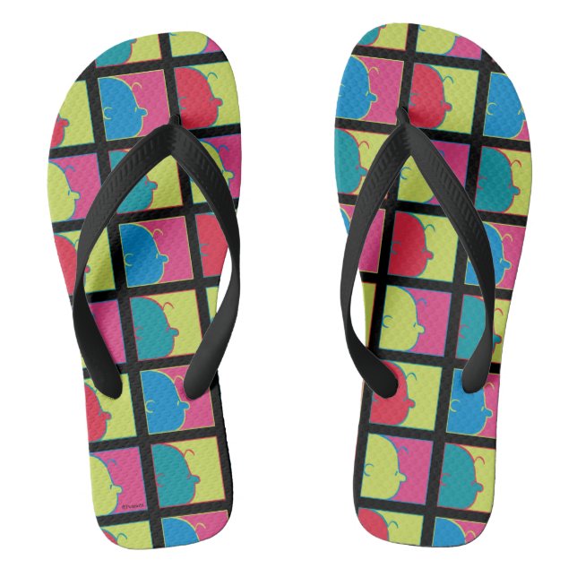 Chanclas Cacahuetes | Modern Pop Art Charlie Brown (Plantilla)