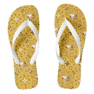 Chanclas Cacahuetes   Snoopy Bandana Cowboy