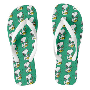 Chanclas Cacahuetes   Snoopy Saxophone Player