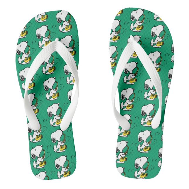 Chanclas Cacahuetes | Snoopy Saxophone Player (Plantilla)