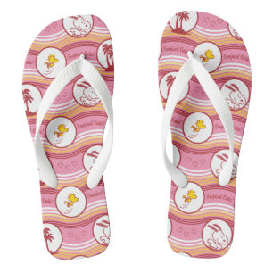 Chanclas Cacahuetes Snoopy & Woodstock Tropical Cutie