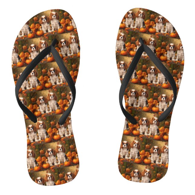 Chanclas Cachorro Cavalier King Charles Spaniel Calabaza de (Plantilla)