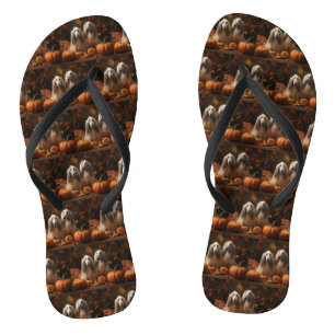 Chanclas Cachorro de galgo afgano Otoño Delicia Calabaza