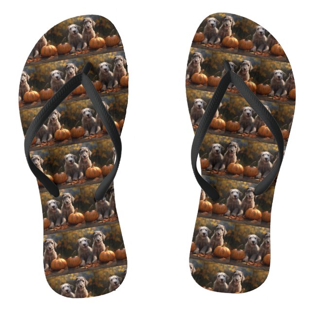 Chanclas Cachorro de Lobero Autumn Delight Pumpkin (Plantilla)