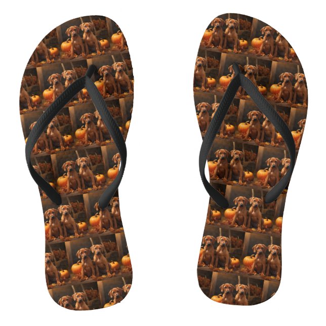 Chanclas Cachorro Rhodesian Ridgeback Otoño Delicia Calabaz (Plantilla)