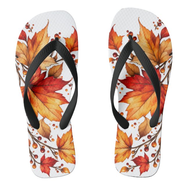 Chanclas Caen las hojas (Plantilla)