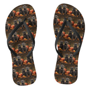 Chanclas Calabaza deslumbrante Caña Corso Puppy Otoño