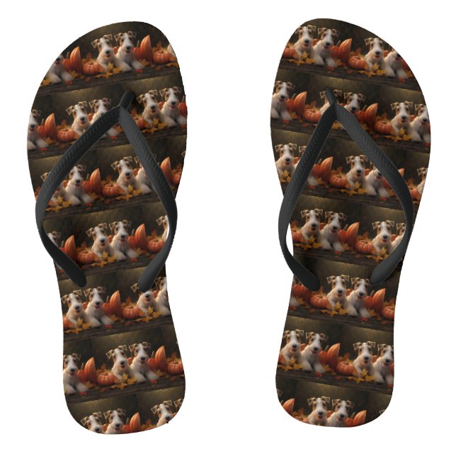 Chanclas Calabaza deslumbrante de aguacate otoñal de Wire F (Plantilla)