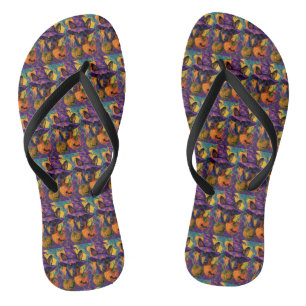 Chanclas Calabaza helada australiana Kelpie Halloween