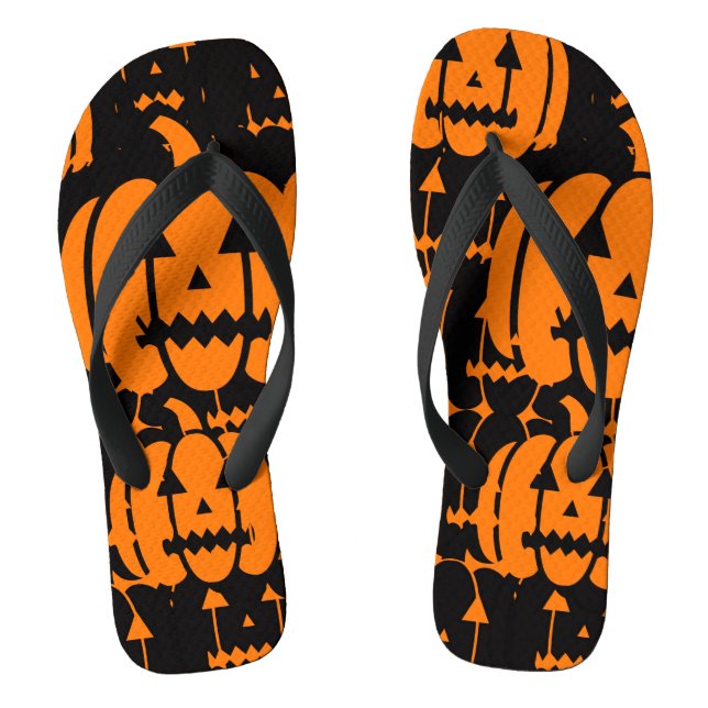 Chanclas Calabazas de Halloween (Plantilla)