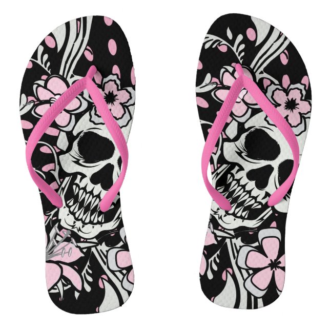 Chanclas Calavera vintage (Plantilla)