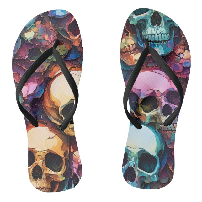 Chanclas Calaveras Funky (Plantilla)