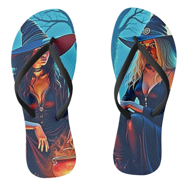 Chanclas Caldero de Brujas Místicas Embrujado (Plantilla)