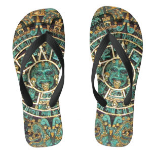 Chanclas Calendario azteca