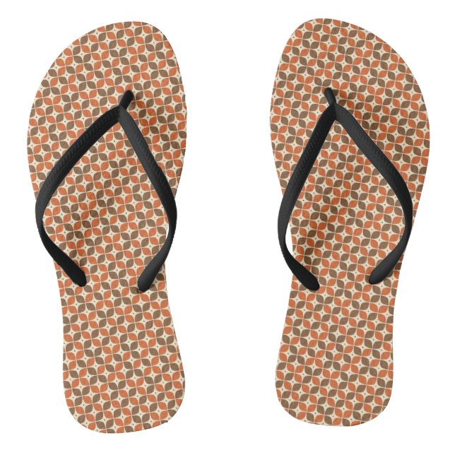 Chanclas Cálido Retro Boomerang Atómico de Mitad de Siglo (Plantilla)