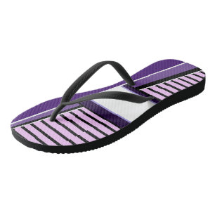 Chanclas Calzado morado de verano para damas divertidas