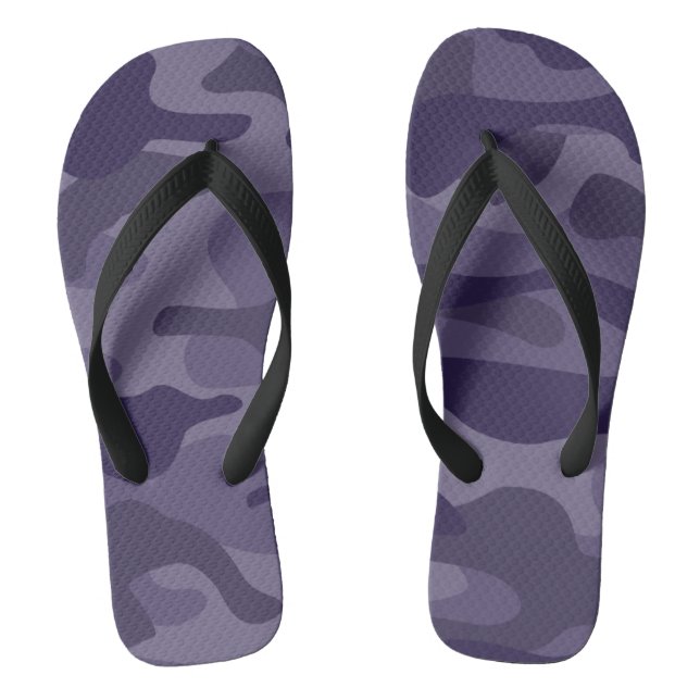 Chanclas Camo Monocolor Cyber Grape (Plantilla)
