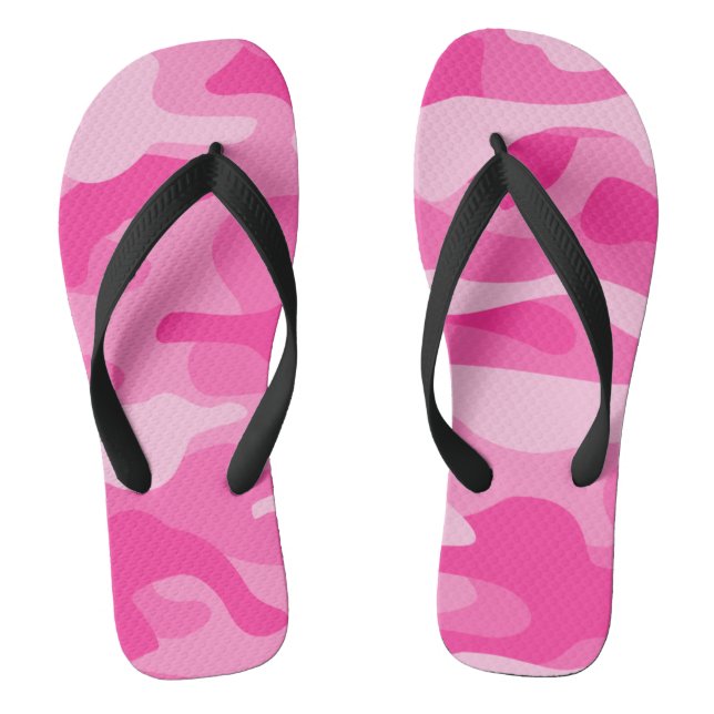 Chanclas Camo Monocolor Rosa Persa (Plantilla)