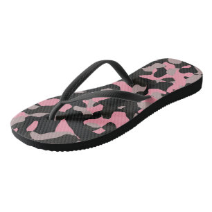 Chanclas Camo rosa y negro