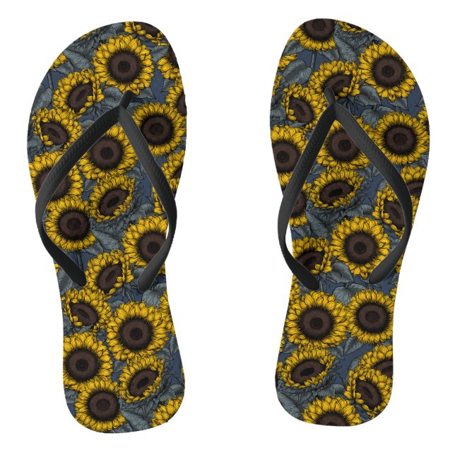 Chanclas Campo de girasol 2 (Plantilla)