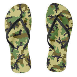 Chanclas Camuflaje de Woodland