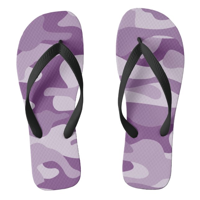 Chanclas Camuflaje Monocolor Lila (Plantilla)