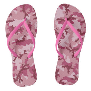 Chanclas Camuflaje rosa