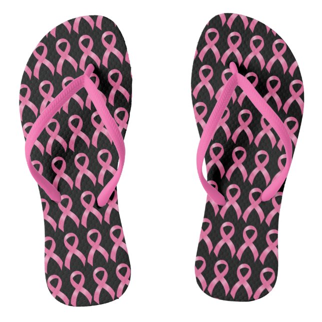 Chanclas Cáncer de pecho rosado de la cinta (Plantilla)