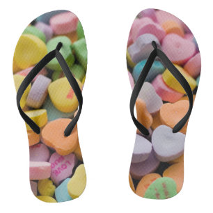 Chanclas Candy Hearts Flip Flops
