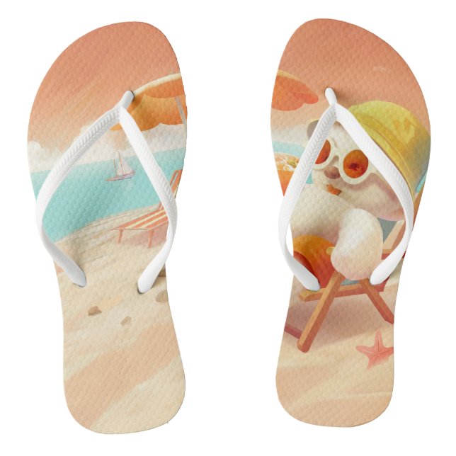 Chanclas Canto sonriente - Modo playa activado (Plantilla)