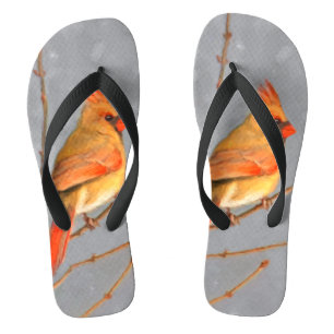 Chanclas Cardenal sobre pintura de bifurcaciones - Arte de 