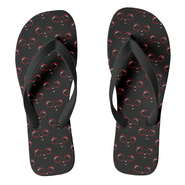Chanclas Cariñoso monstruo de cara ovni (Plantilla)