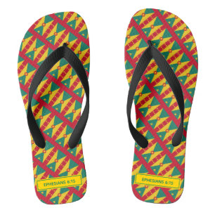 Chanclas Carnaval de las Escrituras de Personalizado Patrió