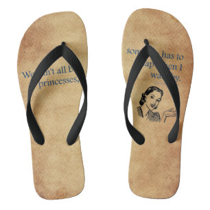 Chanclas Cartel vintage retro de las princesas de SlipperyJ