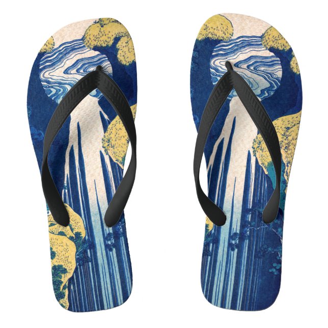 Chanclas Cataratas de Katsushika Hokusai - Amida (Plantilla)