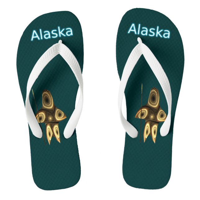 Chanclas Cazador inuit fractal - Alaska (Plantilla)